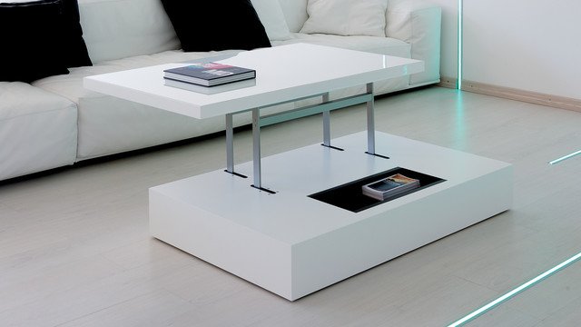 table basse relevable pour manger