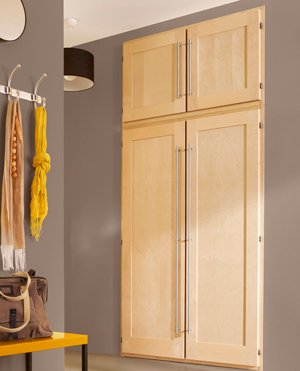 Des portes de placards en MDF