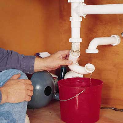 purger eau dans les tuyaux d'alimentation