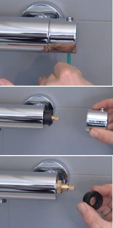 retirer la manette du mitigeur