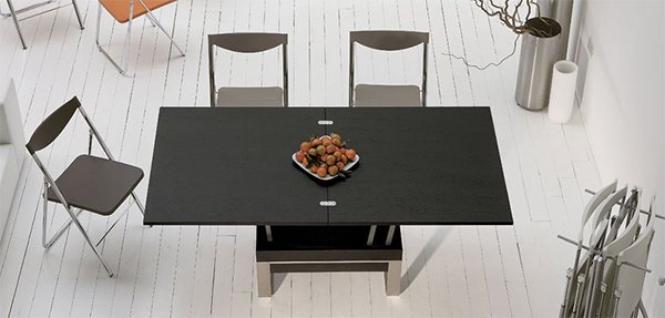 table basse relevable classique