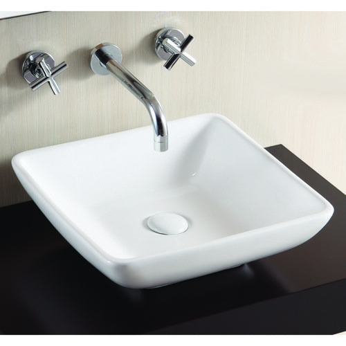 vasque de salle de bain carrée