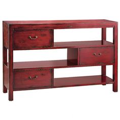 console en bois