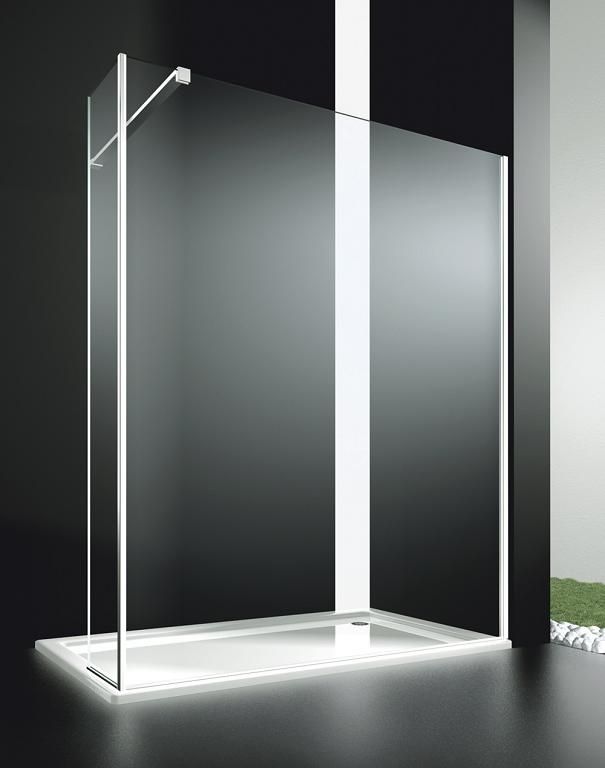 Duschrollo rollo avec seitenzug mur de douche séparation de douche 150x185 CM 