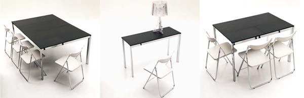 table console en métal