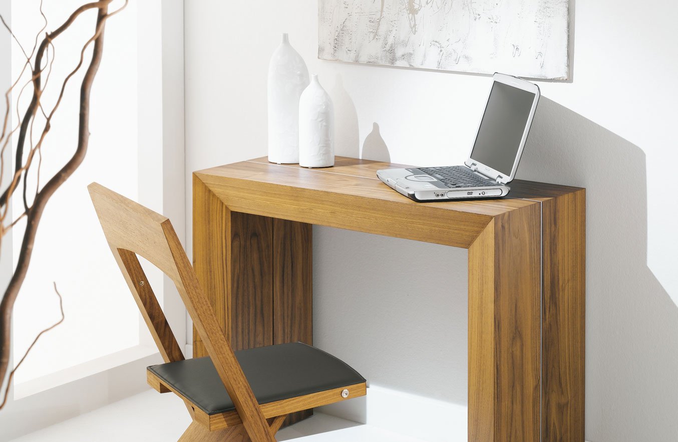 table console en bois