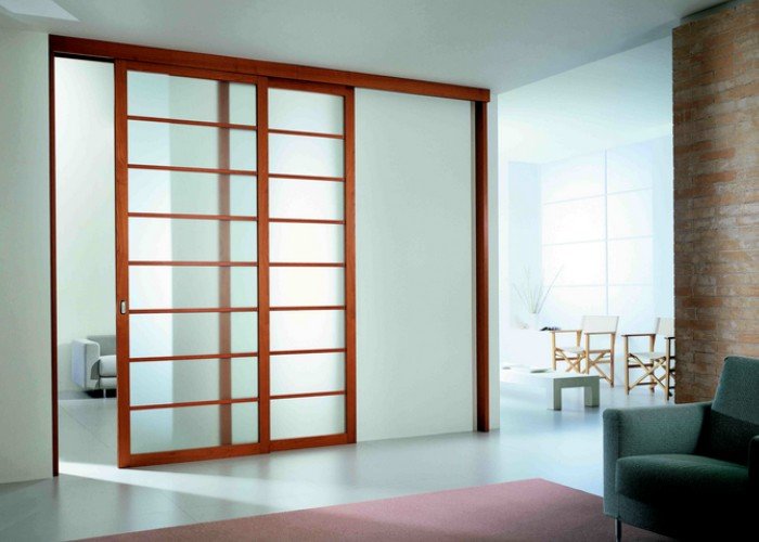 porte coulissante en bois