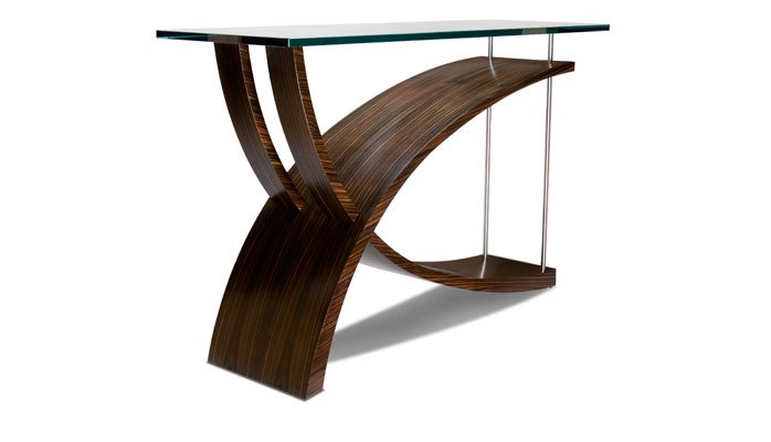console design en bois
