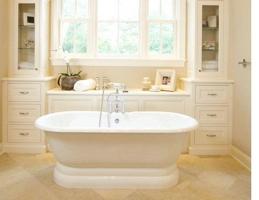 baignoire sur pieds