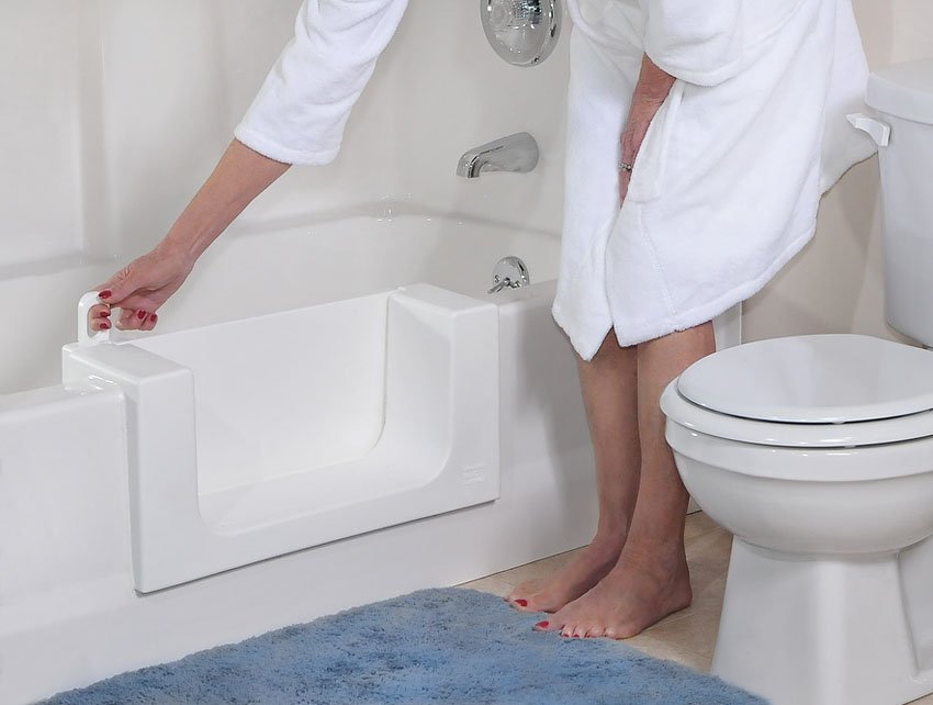 baignoire a porte