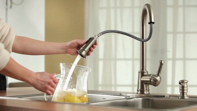 douchette extensible pour robinet mitigeur