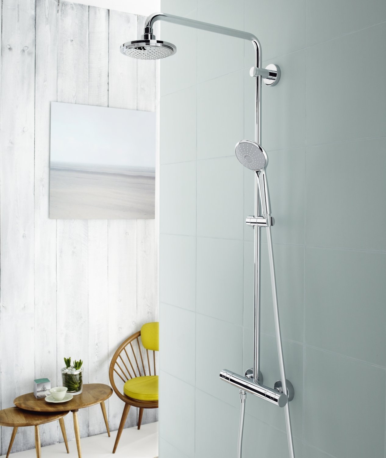 Colonne de Douche GROHE inox Euphoria System