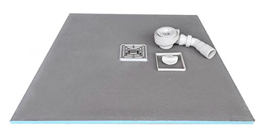 receveur à carreler gris extra plat
