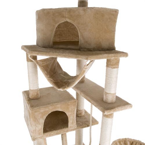 Grand arbre à chat avec griffoir et grattoir 230-260cm