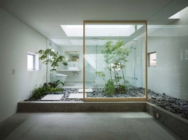 Salle de bain japonaise.