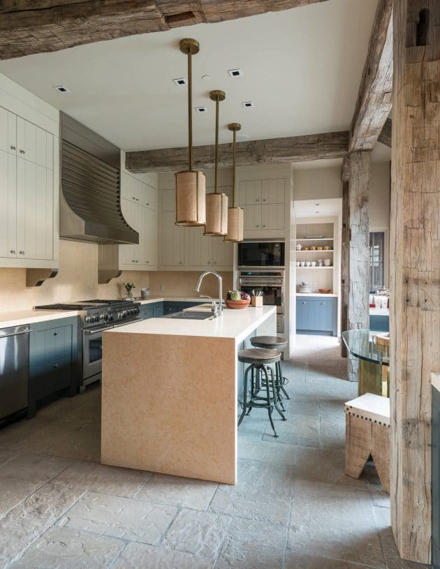Cuisine rustic chic