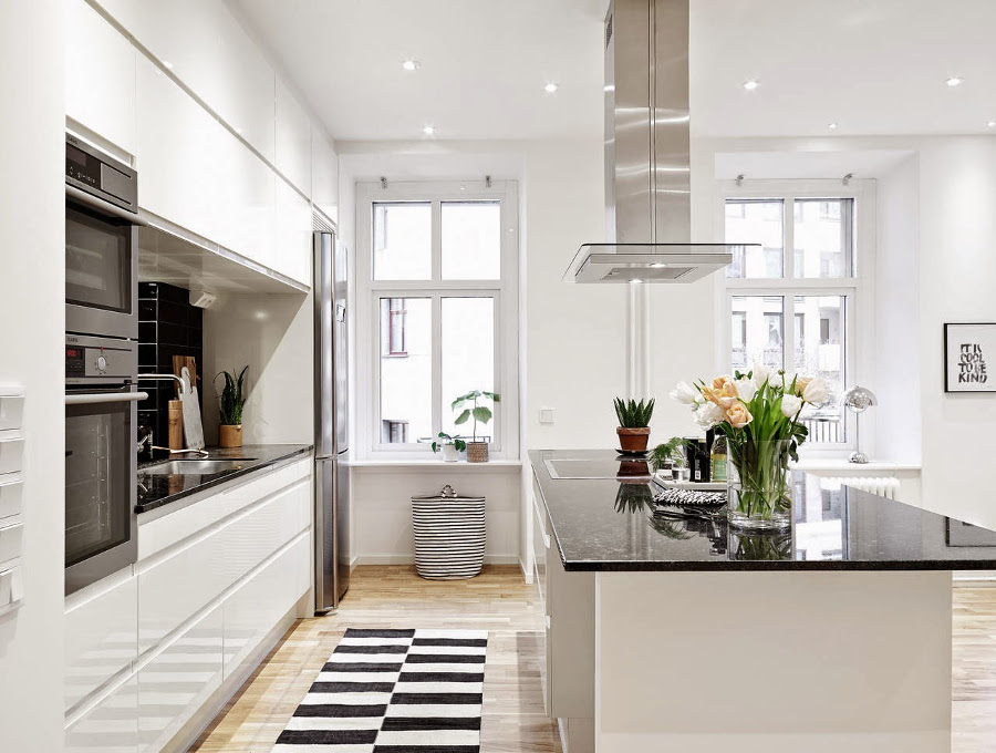 Une cuisine scandinave comme on l'aime : design, chic et pure!
