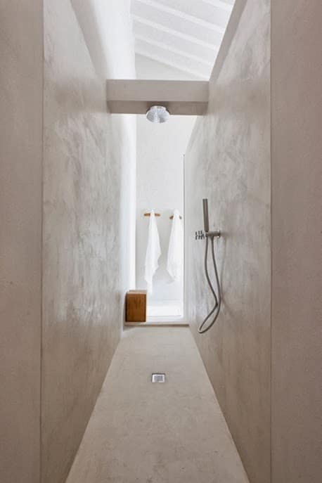 douche italienne etroite