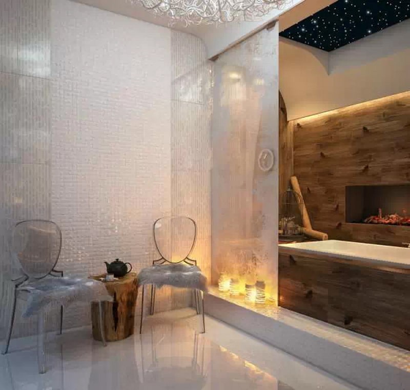 idée deco bougies salle de bain