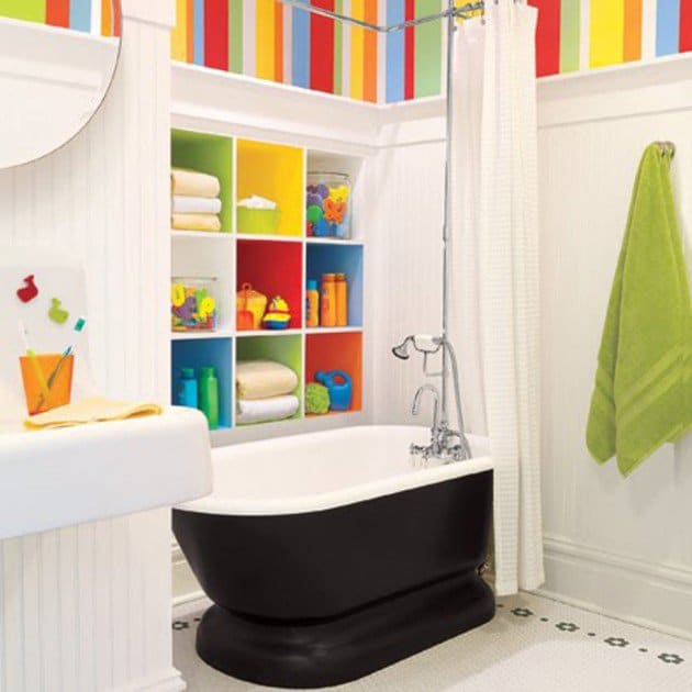 salle-de-bain-pour-enfant-multicolore