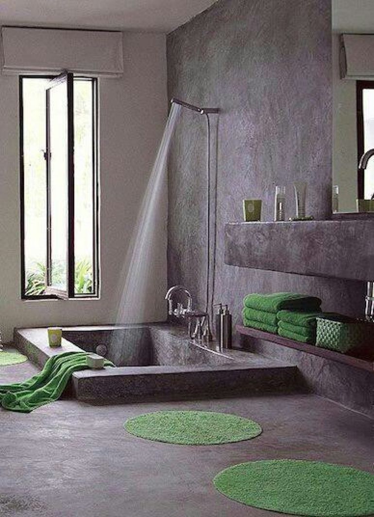 salle de bains tyle industrielle