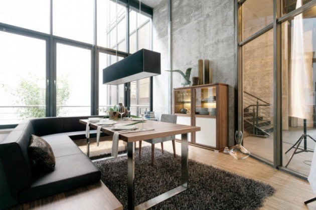 Salle à manger minimaliste