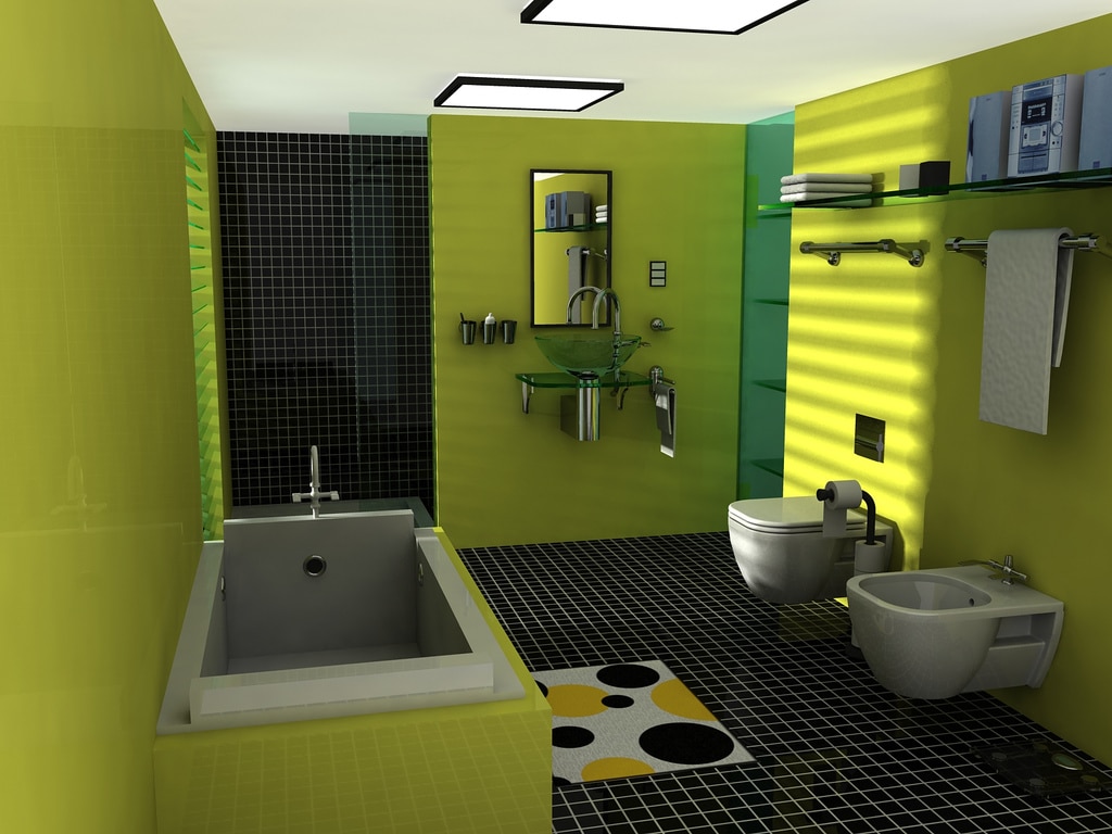 salle-de-bain-coloree