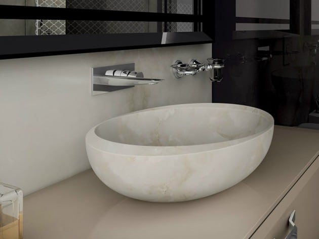 robinet-design-pour-vasque-en-marbre