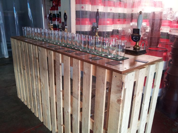 Bar en palette (bois) : 16 photos, conseils et astuces ...