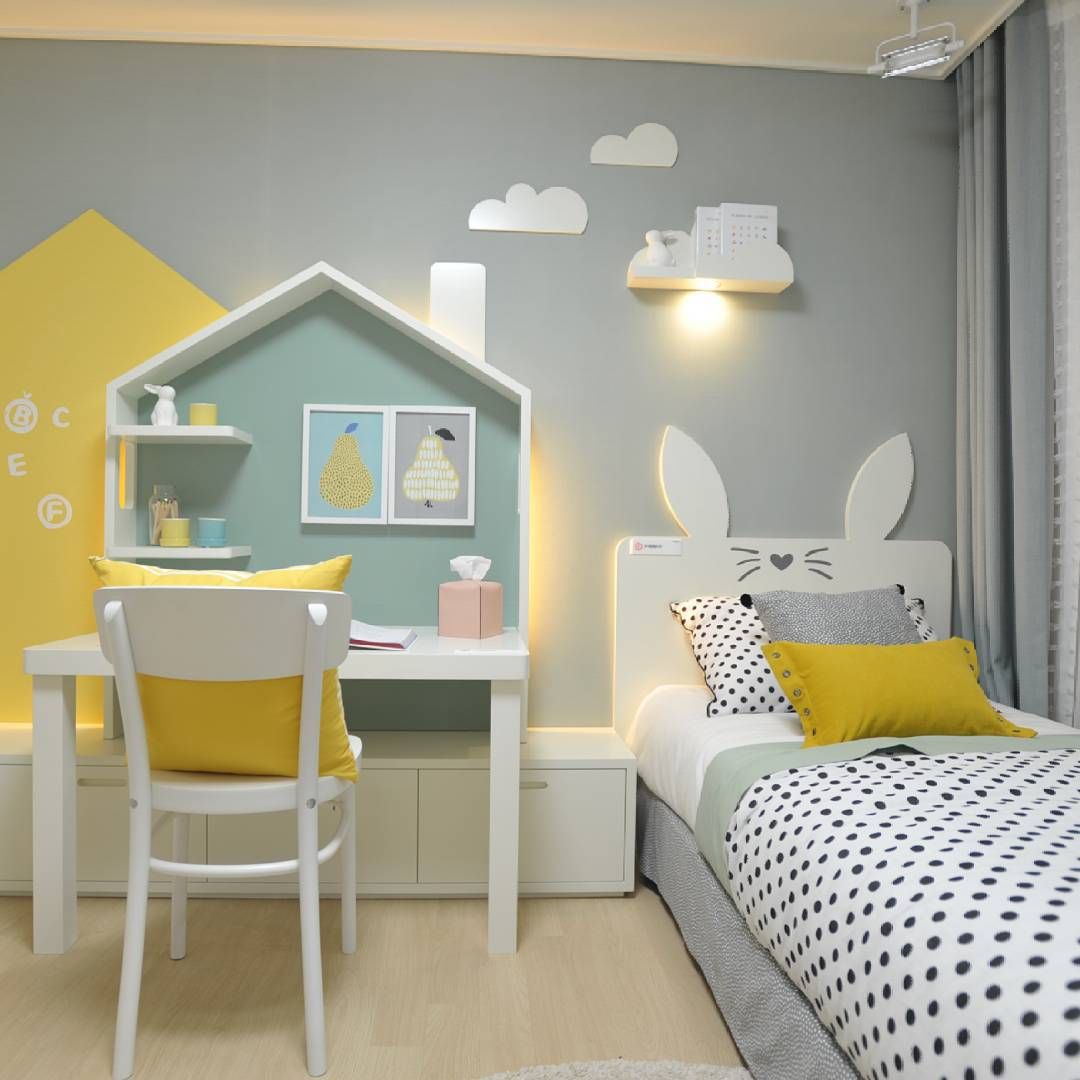 le jaune convient parfaitement à une chambre de garçon