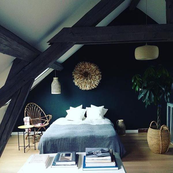 chambre d'amis sous les combles