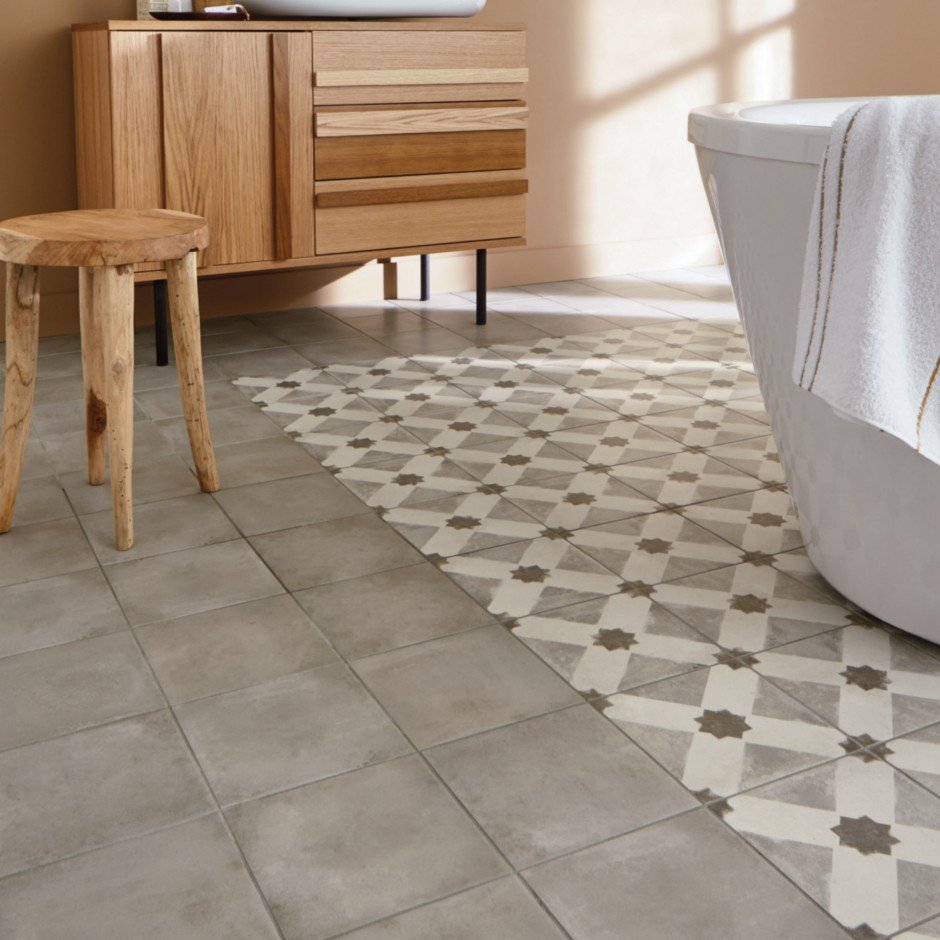 Des carreaux de ciment modernes