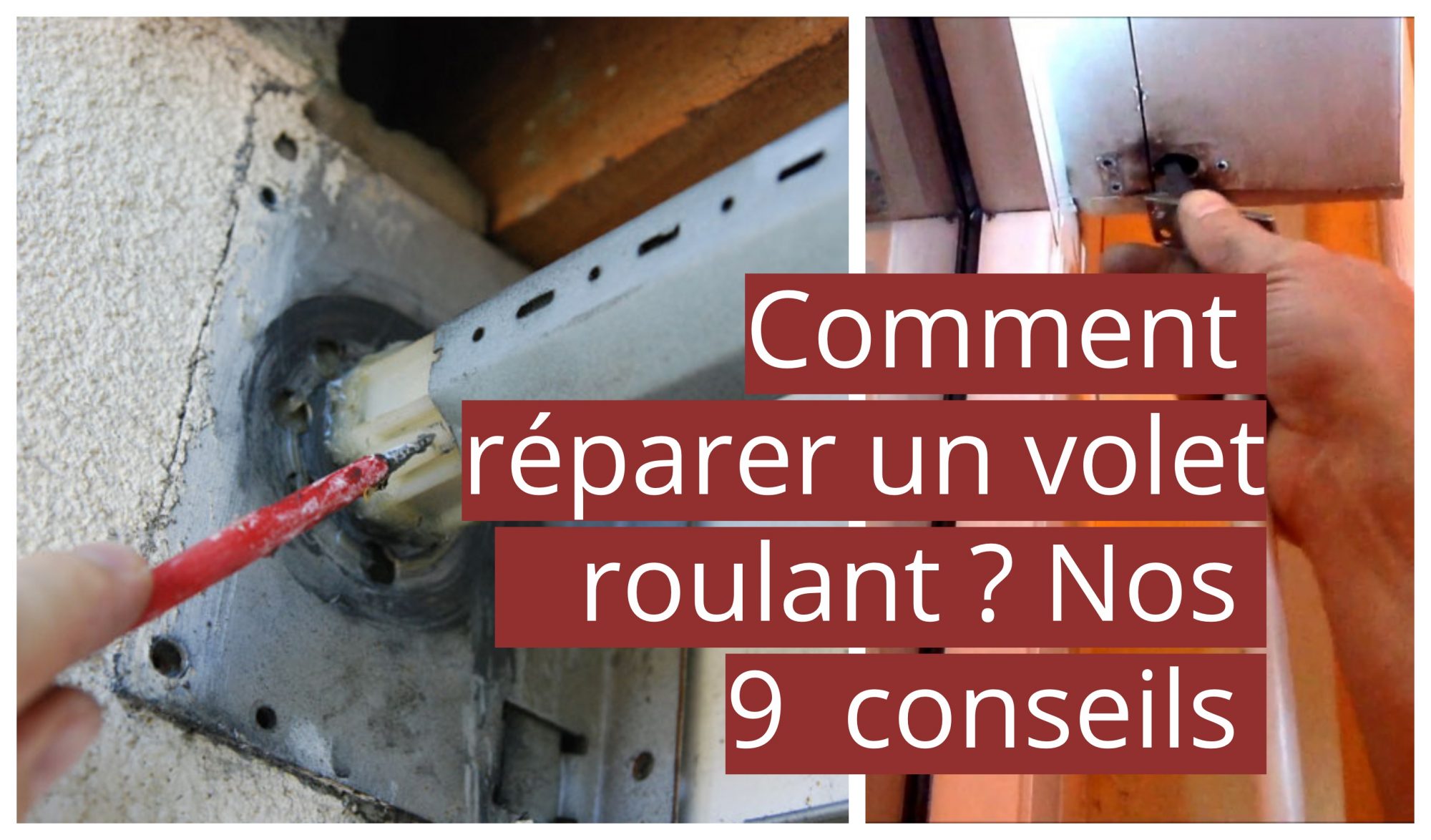 Comment réparer un volet roulant électrique ?