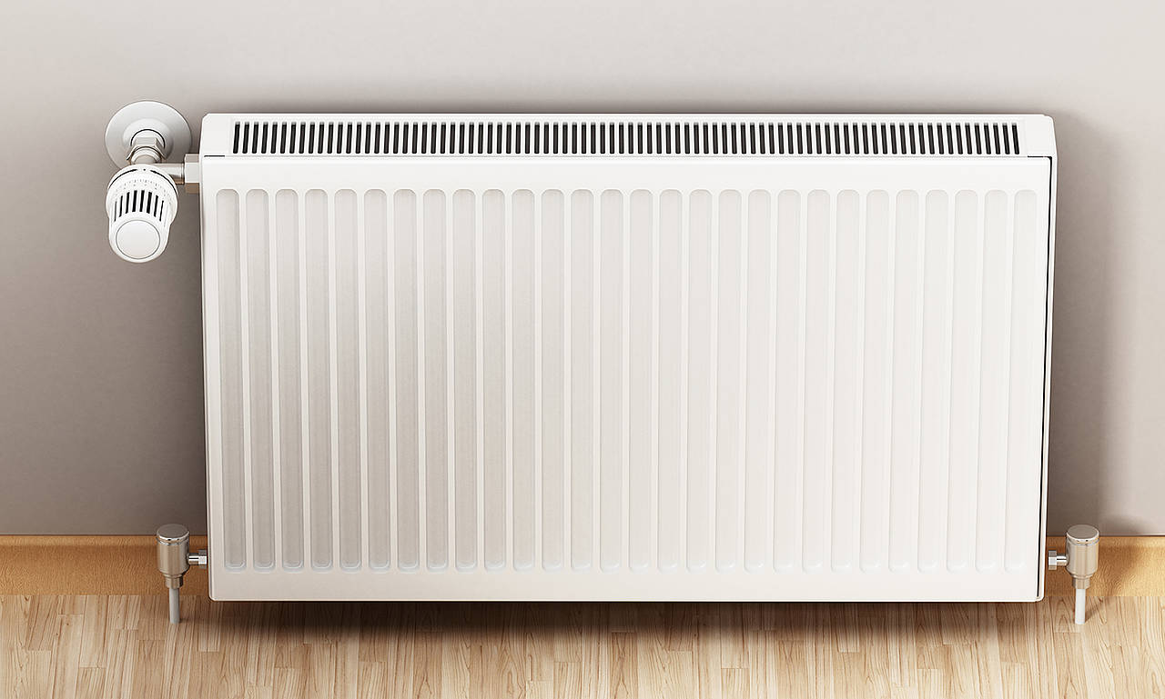 Un radiateur au gaz