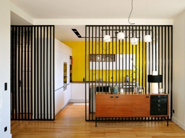 Un claustra de couleur anthracite