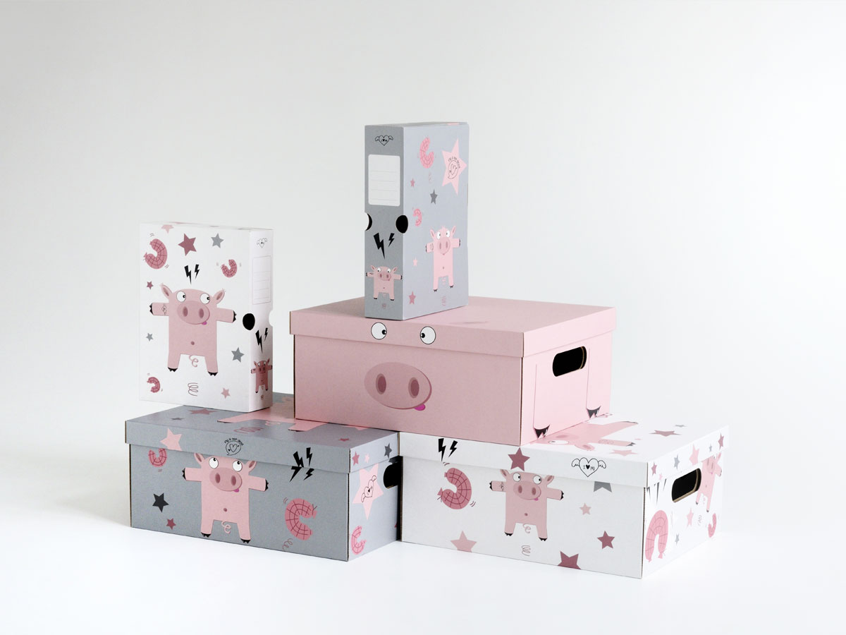 boîtes pour rangements chambre enfant