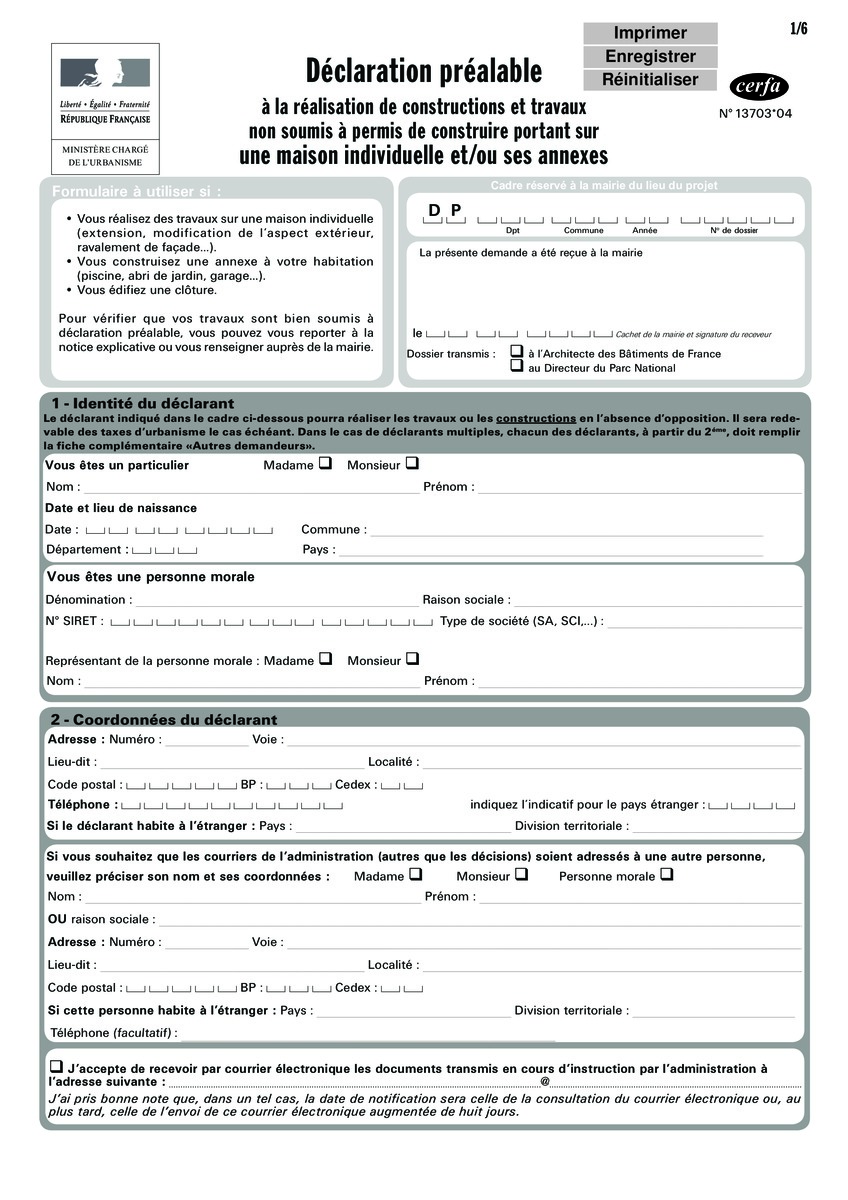 vérifiez si le changement de fenêtre fait l'objet d'une déclaration en mairie
