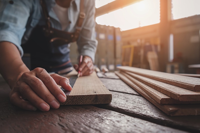Rénovation d'un parquet ancien en bois